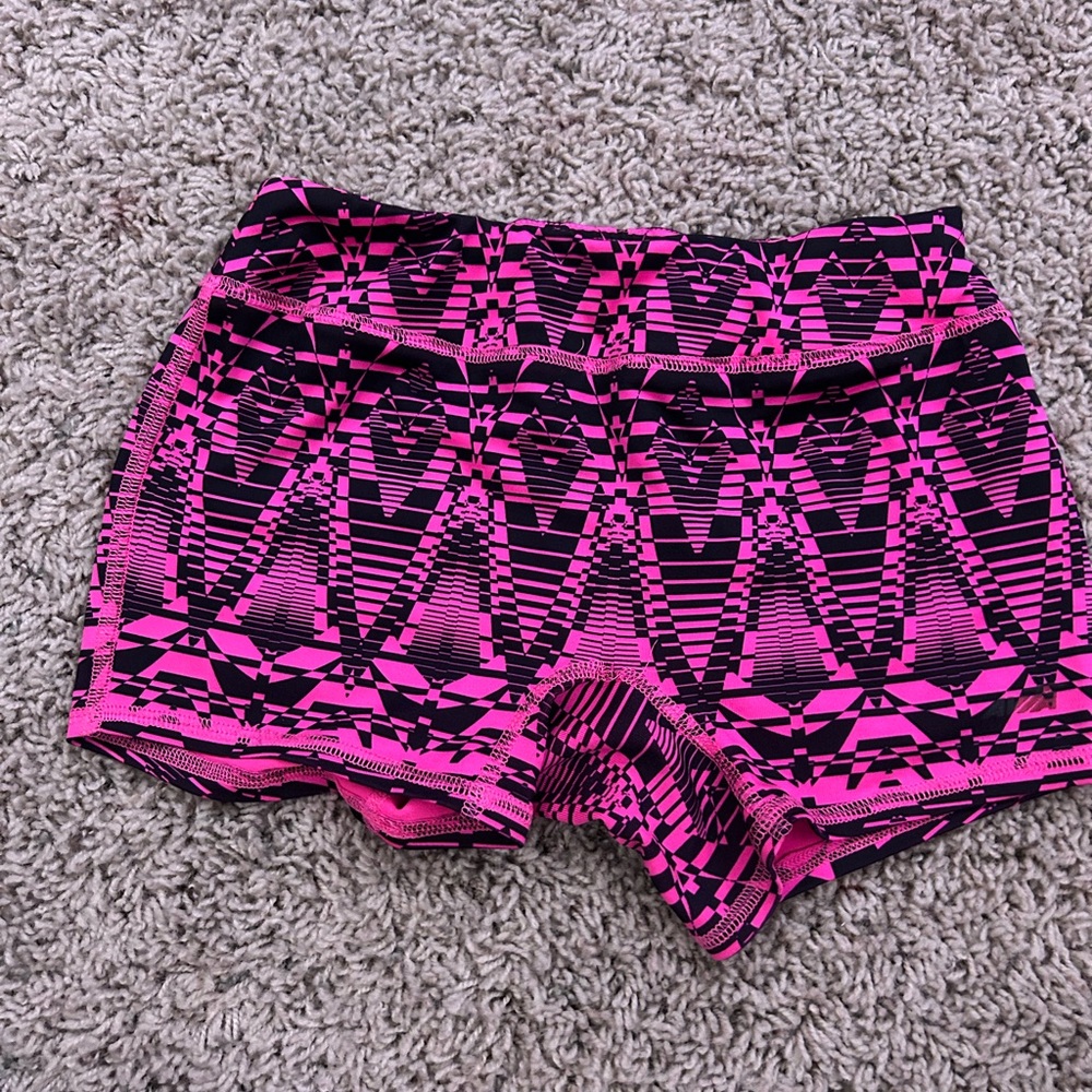 Pink Geometric Children Shorts